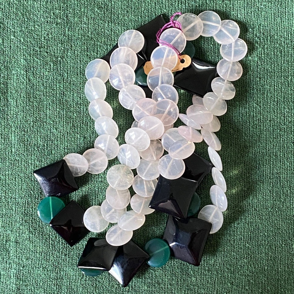 Funky Geometric Statement Necklace - image 6